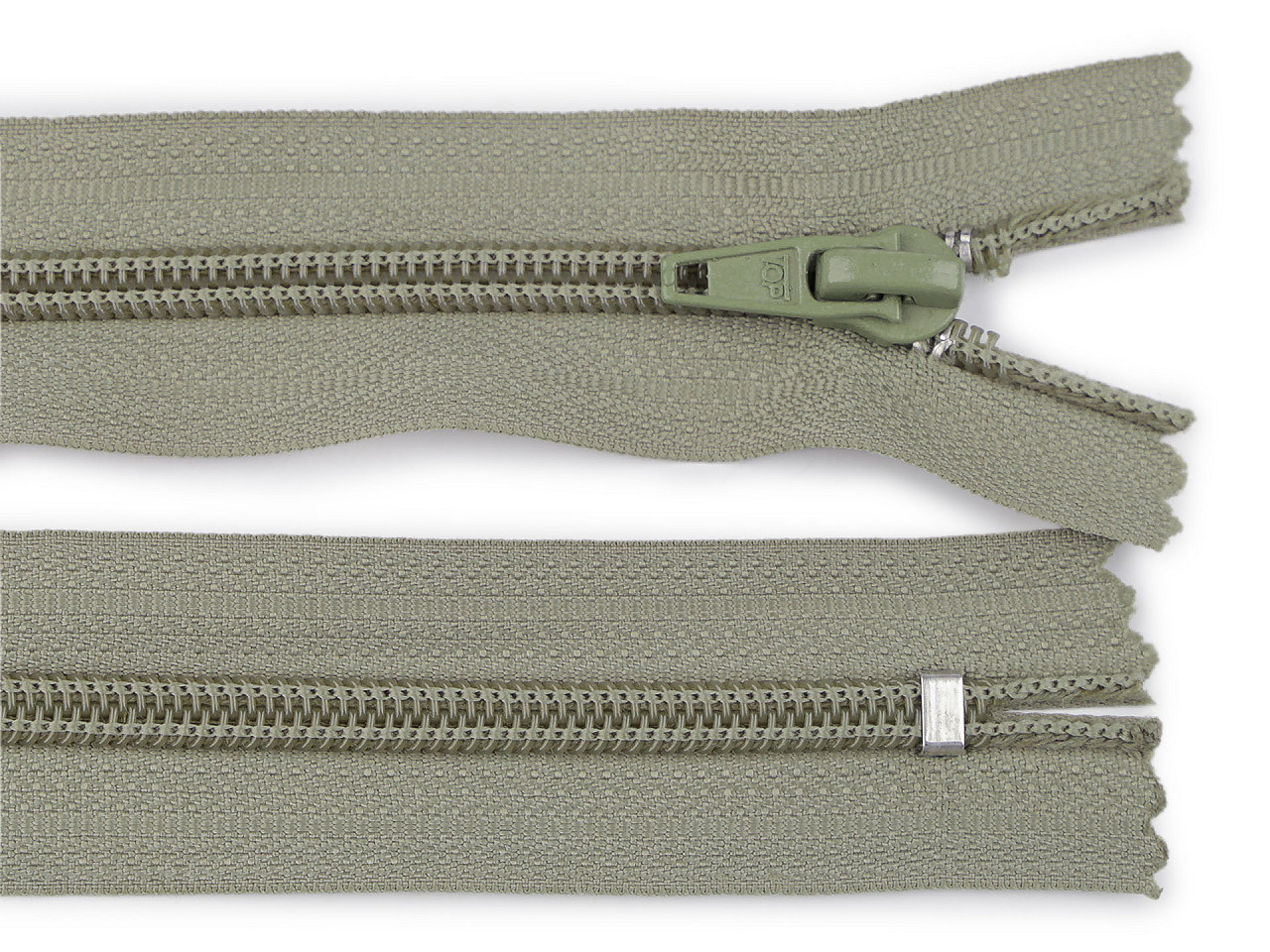 Nylon zipper, no 5, closed-end 18cm pol - Red (1 Piece)