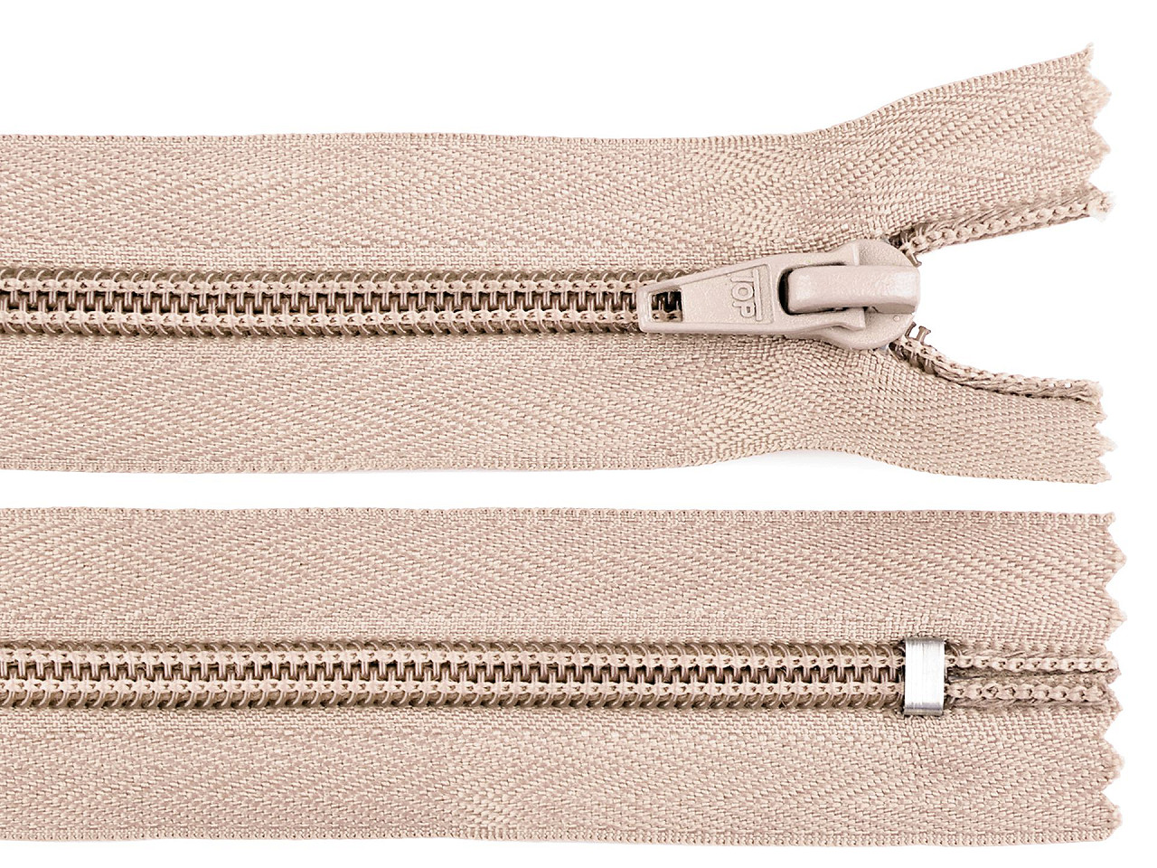Nylon zipper, no 5, closed-end 18cm pol - Red (1 Piece)