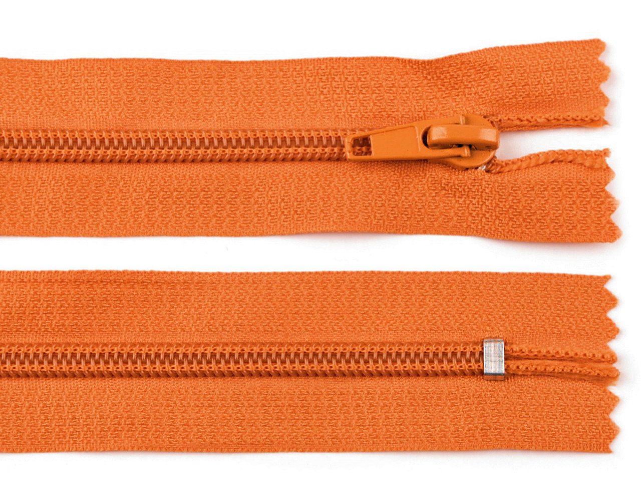 Nylon zipper, no 5, closed-end 18cm pol - Red (1 Piece)