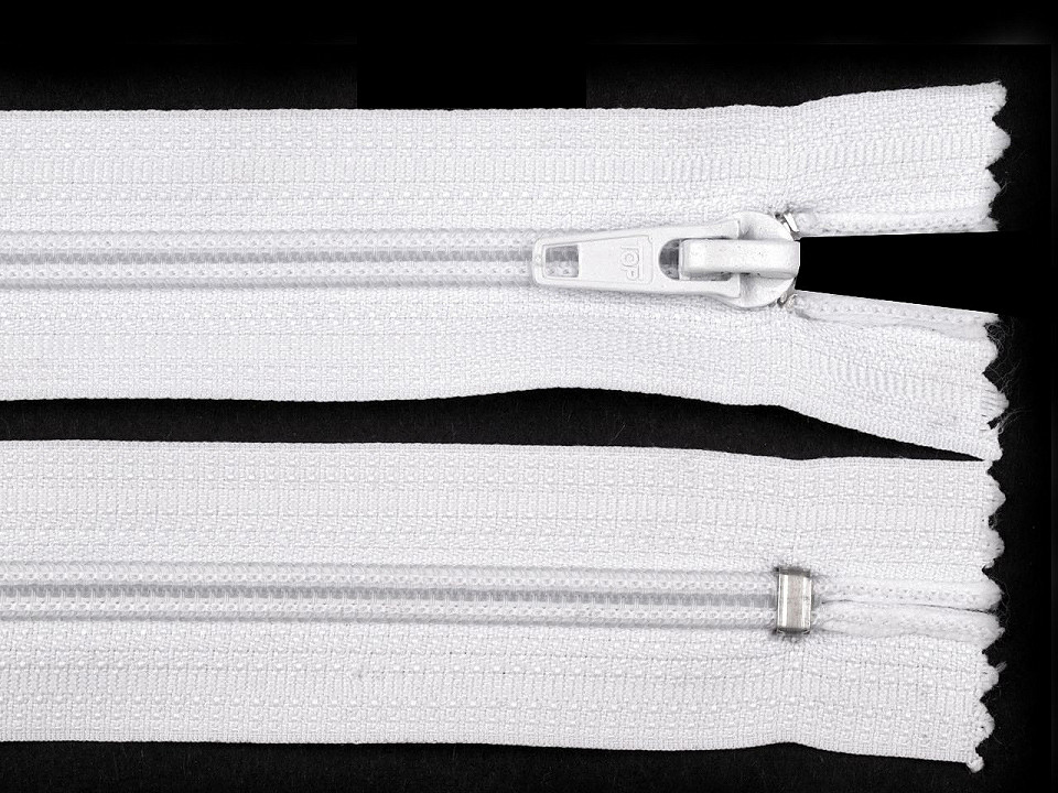 Nylon zipper, no 5, closed-end 18cm pol - Red (1 Piece)