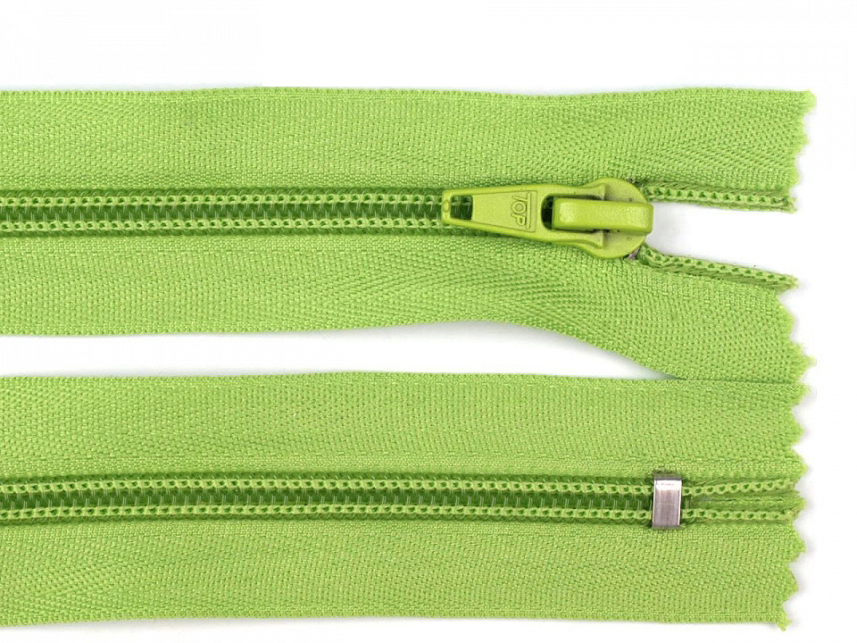 Nylon zipper, no 5, closed-end 18cm pol - Red (1 Piece)