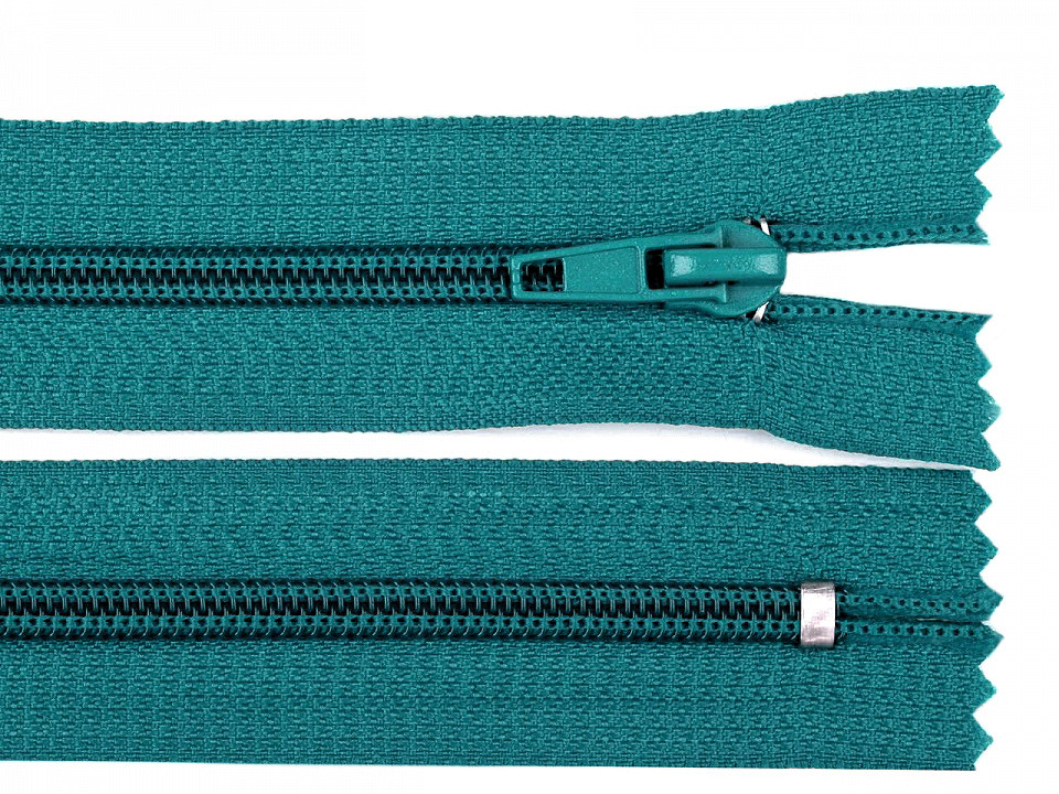 Nylon zipper, no 5, closed-end 18cm pol - Red (1 Piece)