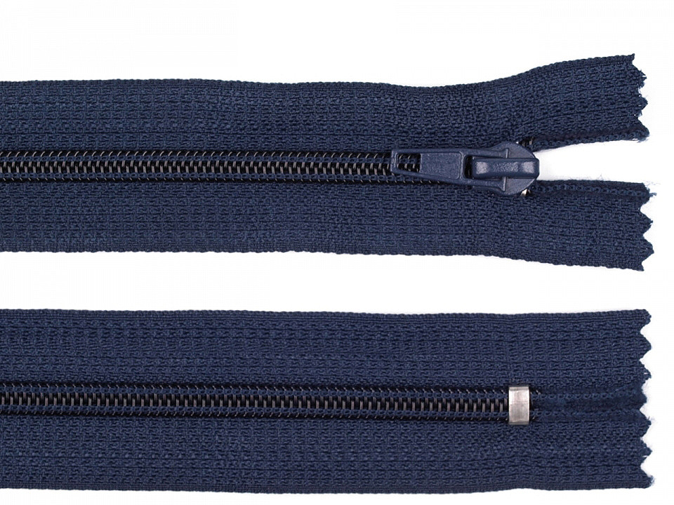Nylon zipper, no 5, closed-end 18cm pol - Red (1 Piece)