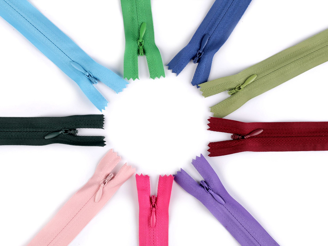 Invisible zipper no 3, length 40 cm - Cream lightest (1 Piece)