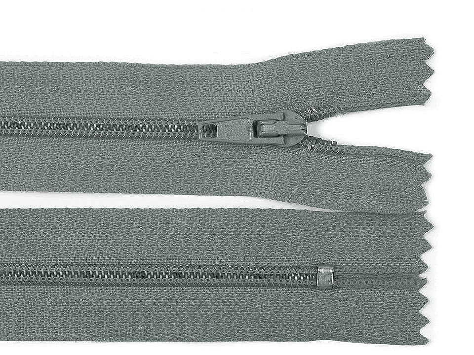 Nylon zipper no 3, length 20 cm autolock - Taupe (1 Piece)