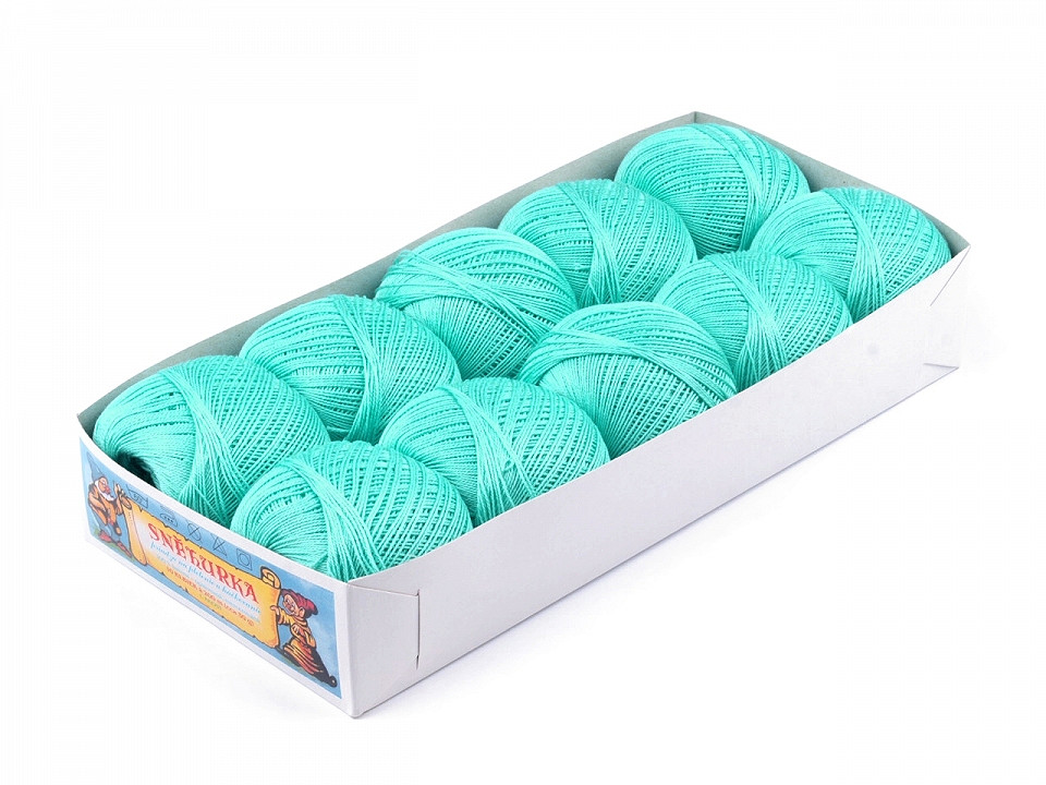 Cotton yarn snehurka nitarna czech rep. - Afterglow (10 Pieces)