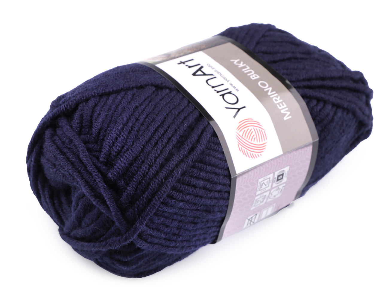 Knitting yarn 100g merino bulky - Gray hematite (1 Piece)