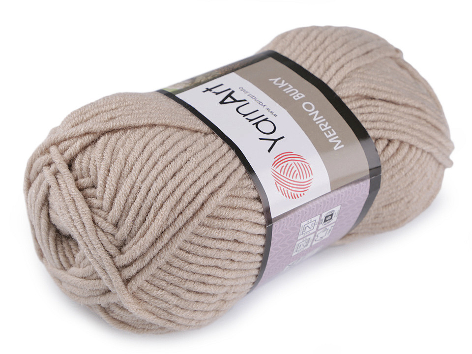 Knitting yarn 100g merino bulky - Gray hematite (1 Piece)