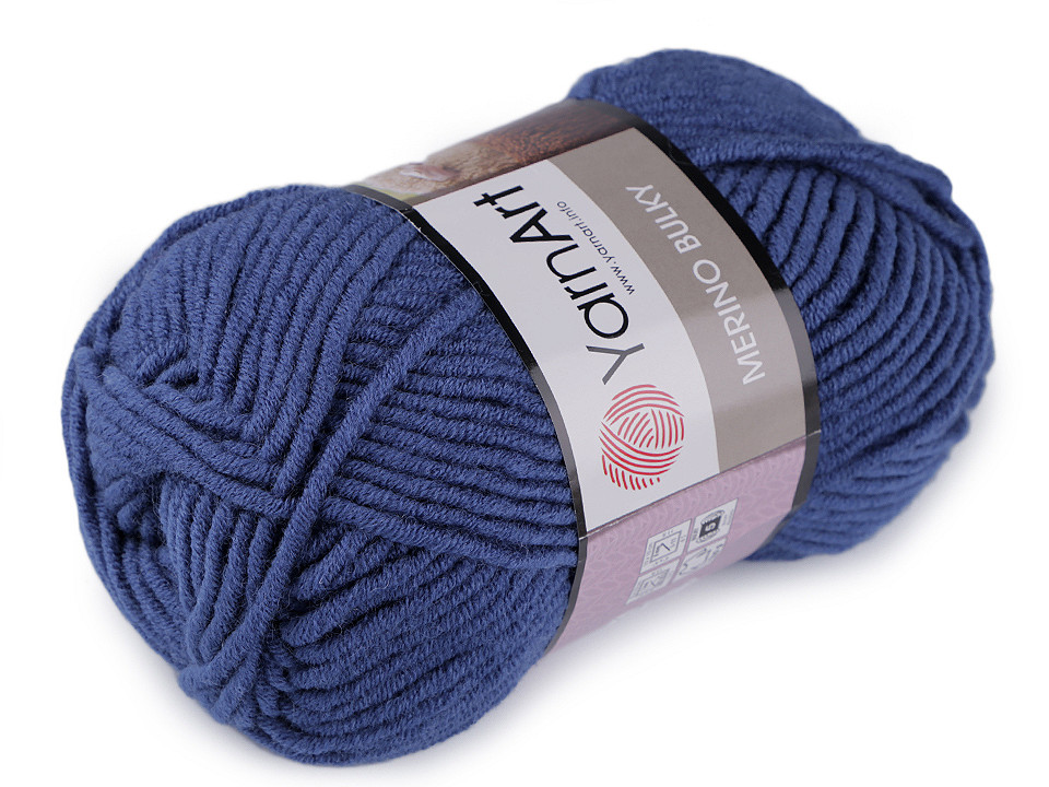 Knitting yarn 100g merino bulky - Gray hematite (1 Piece)
