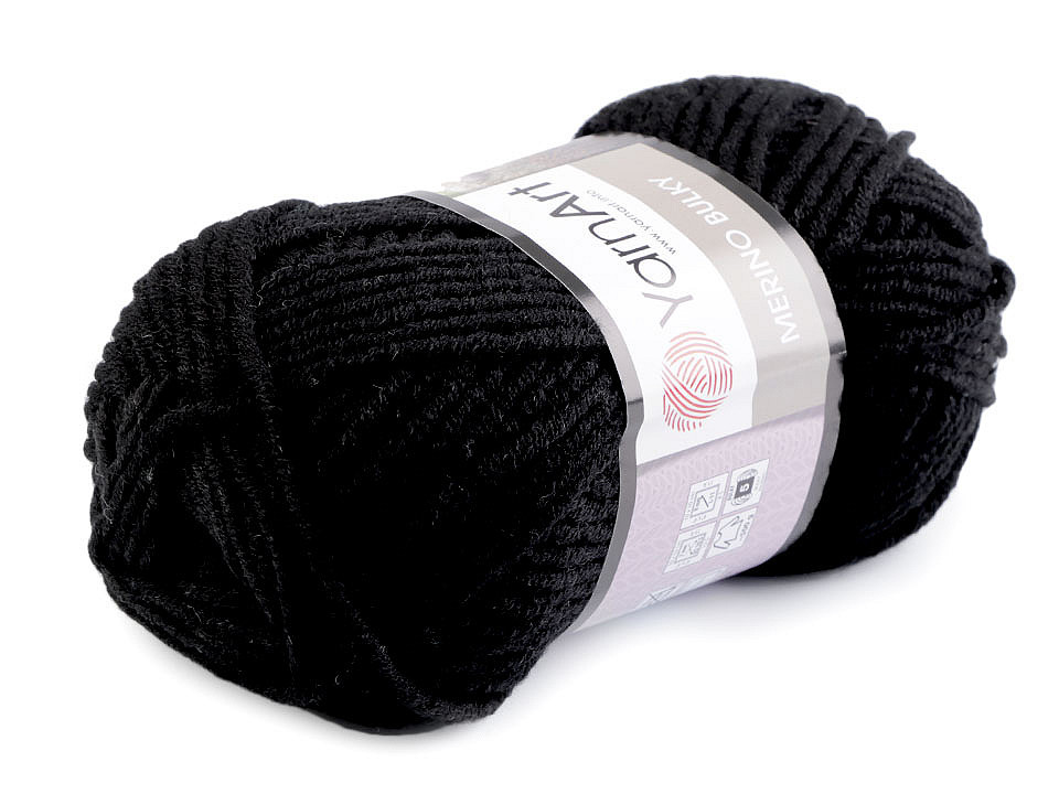 Knitting yarn 100g merino bulky - Gray hematite (1 Piece)