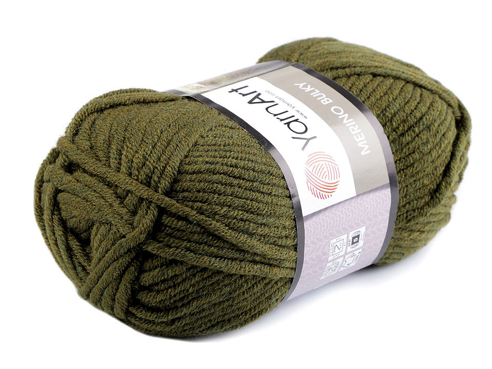 Knitting yarn 100g merino bulky - Gray hematite (1 Piece)