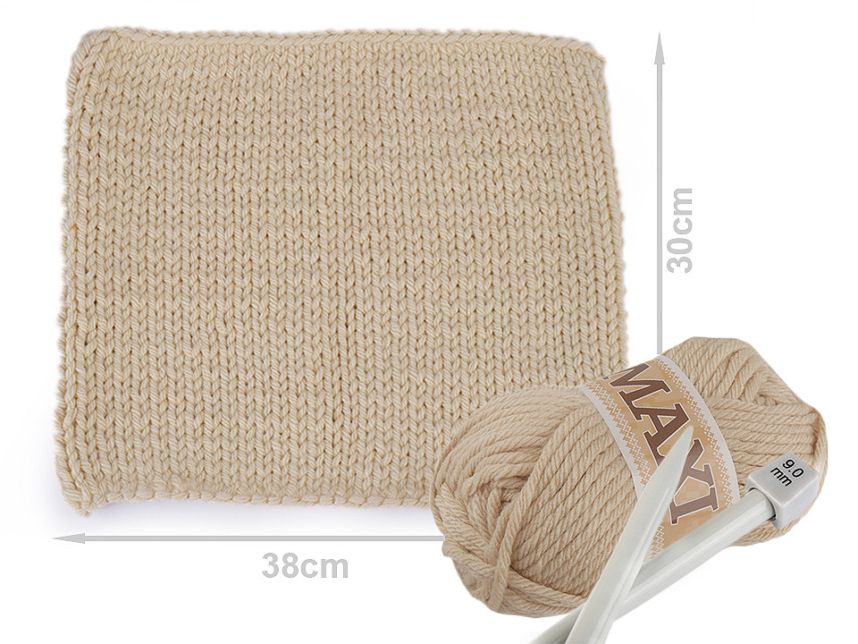 Knitting yarn jumbo maxi 100 g - Pink-violet (1 Piece)