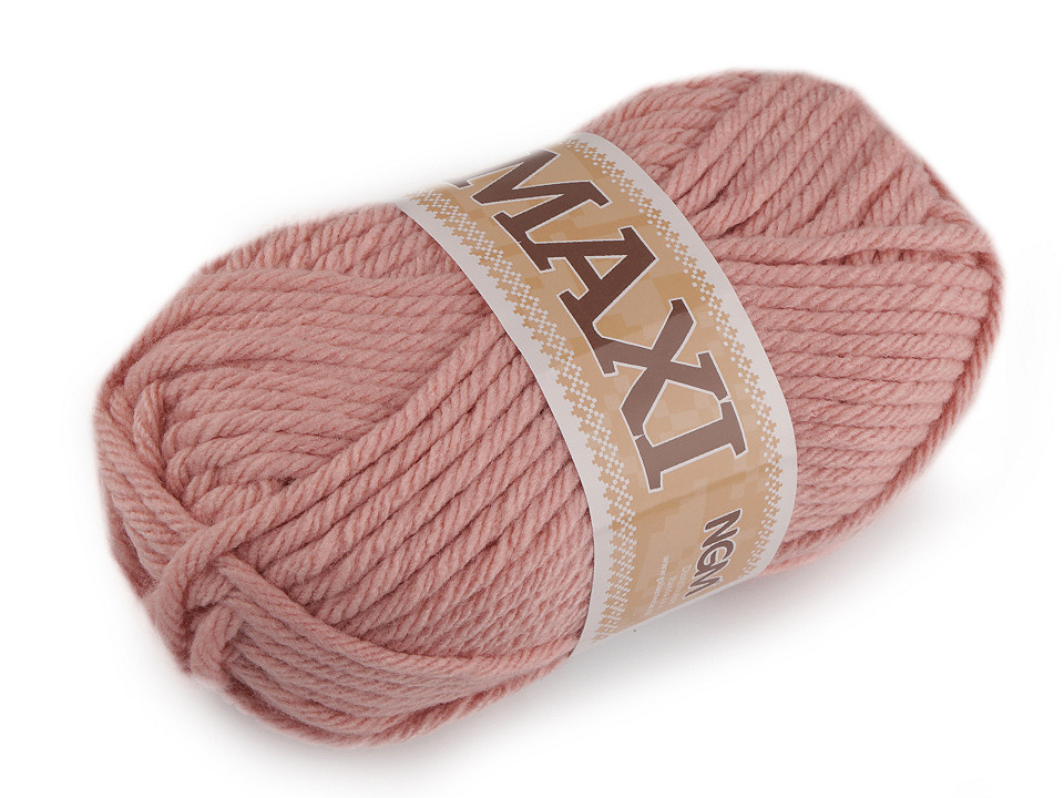 Knitting yarn jumbo maxi 100 g - Pink-violet (1 Piece)