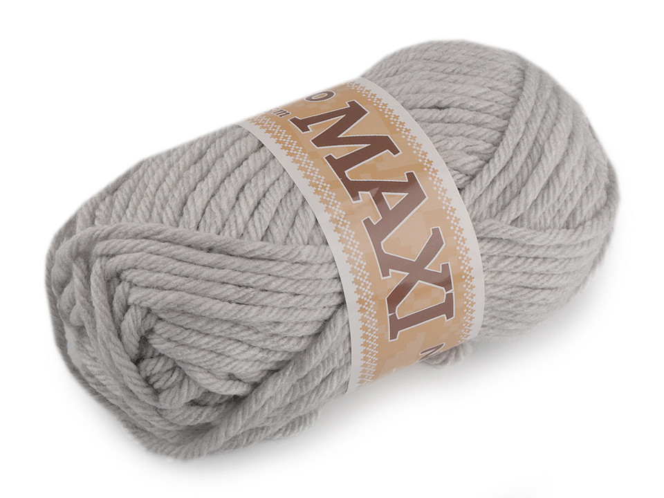 Knitting yarn jumbo maxi 100 g - Pink-violet (1 Piece)