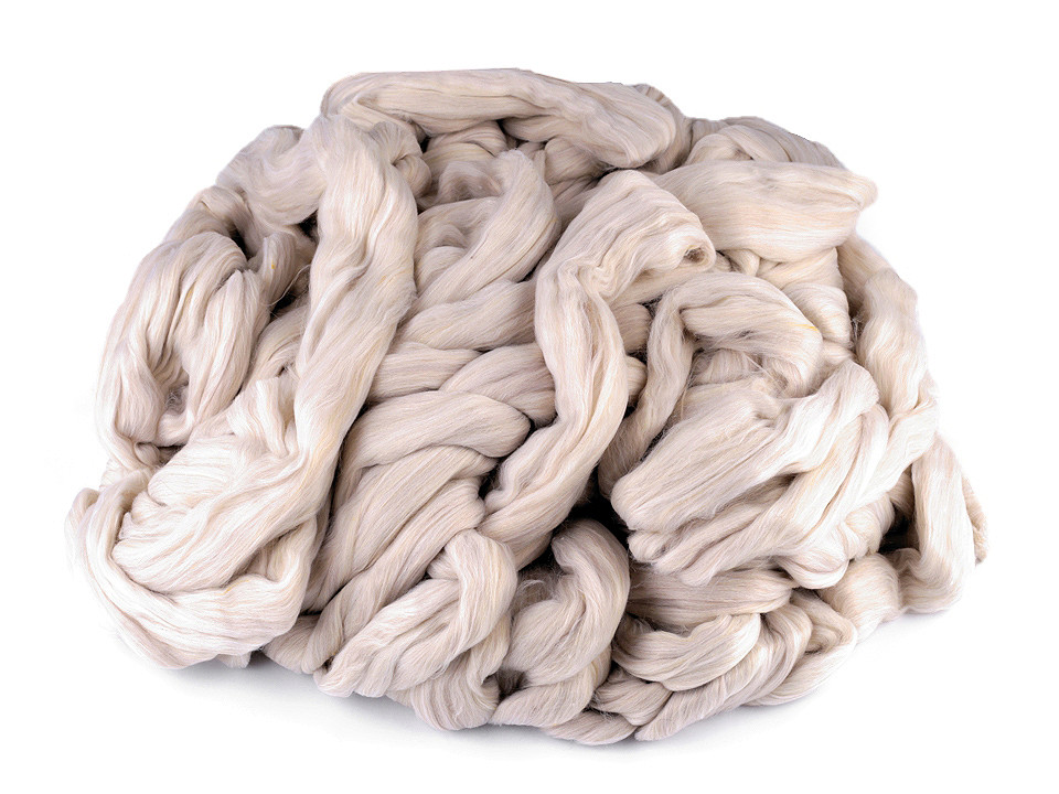 Chunky yarn extra strong, super soft 1000 g combed - Lightbeige (1 Piece)