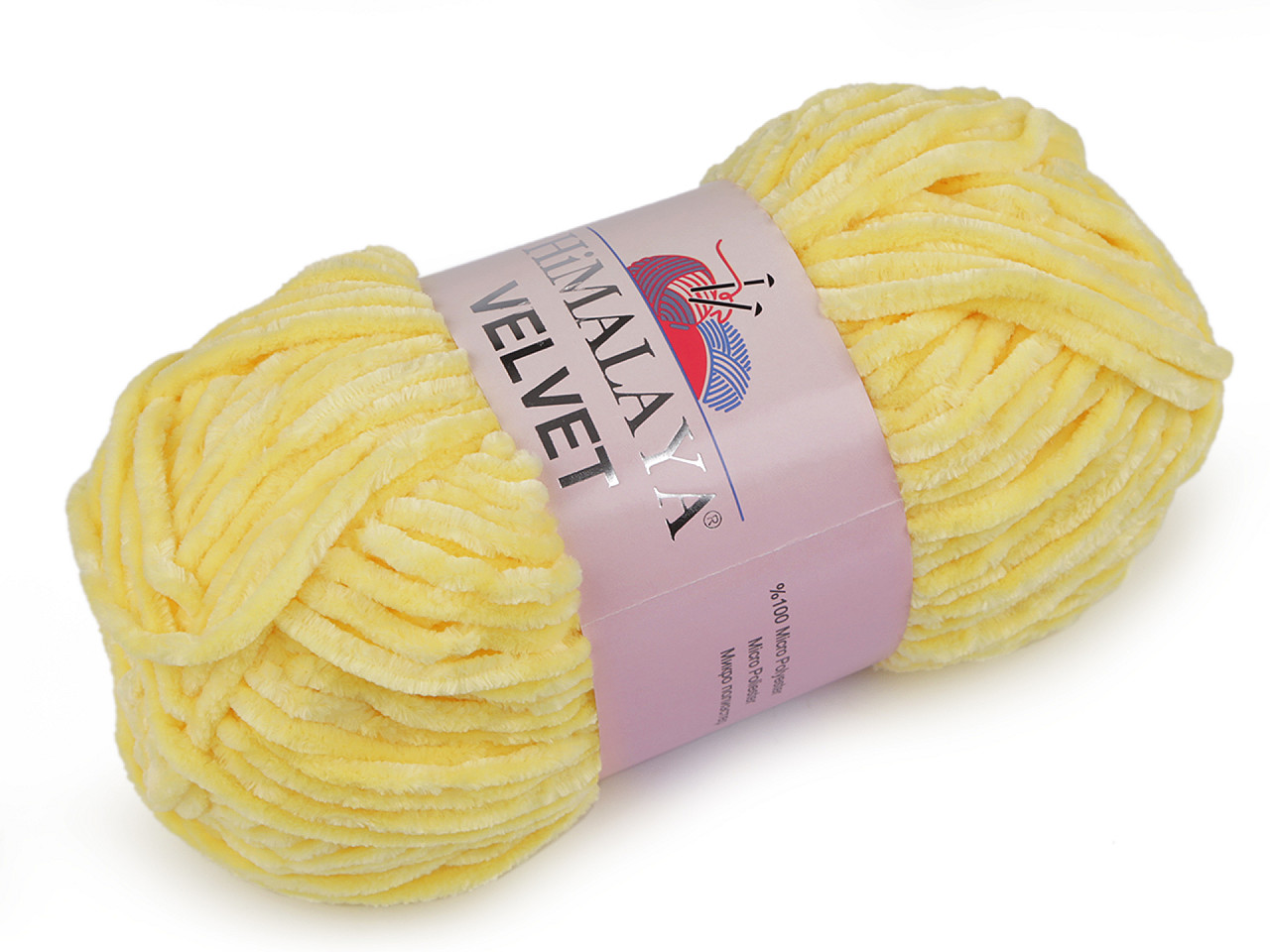 Chenille knitting yarn 100 g velvet - Lightbeige (1 Piece)