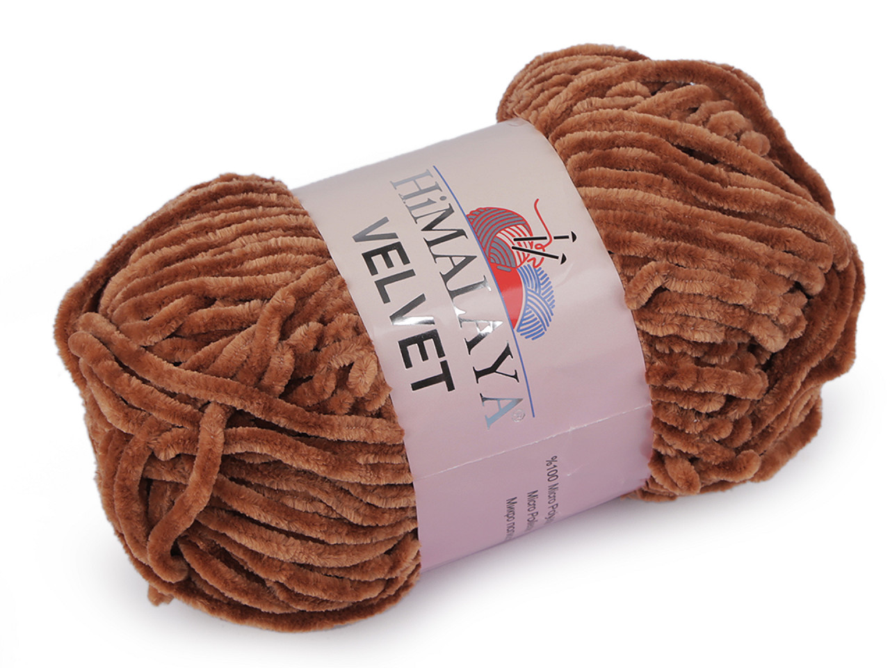 Chenille knitting yarn 100 g velvet - Lightbeige (1 Piece)