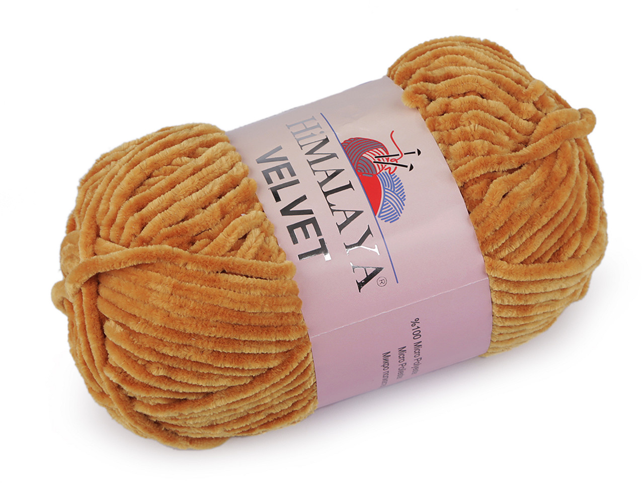 Chenille knitting yarn 100 g velvet - Lightbeige (1 Piece)