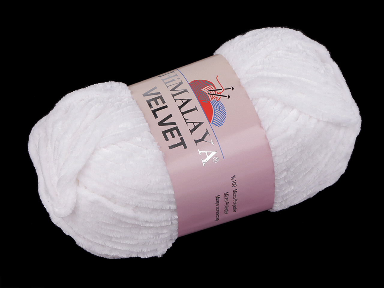 Chenille knitting yarn 100 g velvet - Lightbeige (1 Piece)