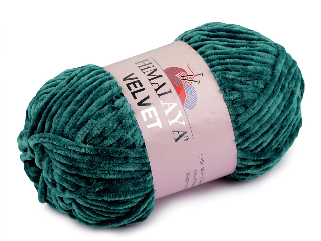 Chenille knitting yarn 100 g velvet - Lightbeige (1 Piece)