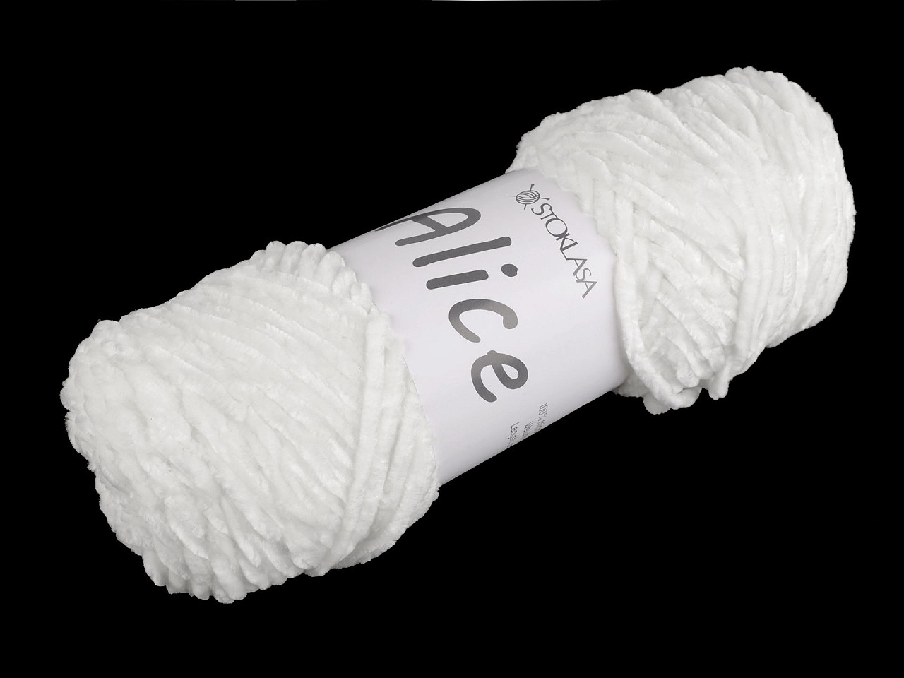 Chenille knitting yarn 100 g alice - Blue light (1 Piece)
