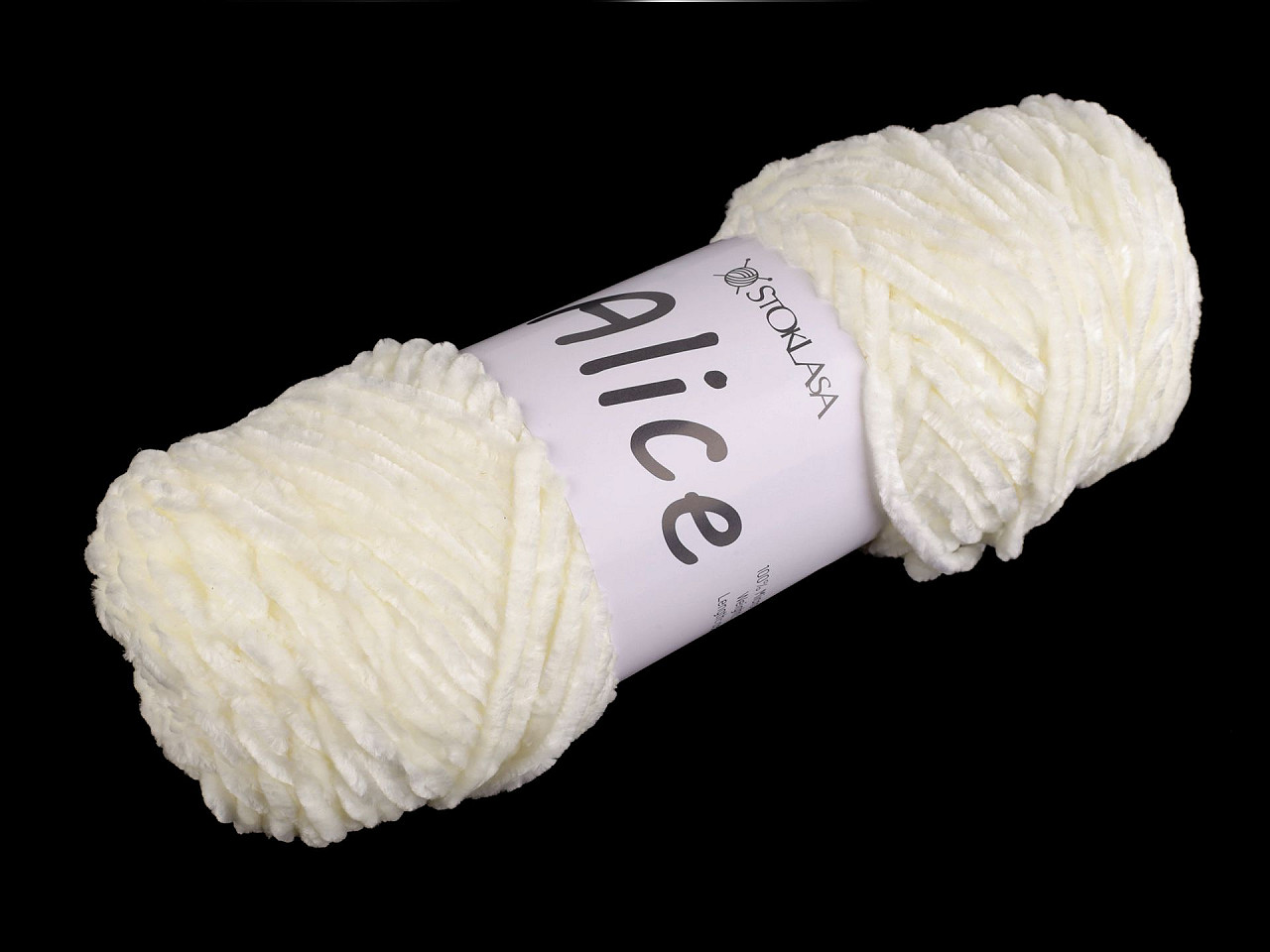 Chenille knitting yarn 100 g alice - Blue light (1 Piece)
