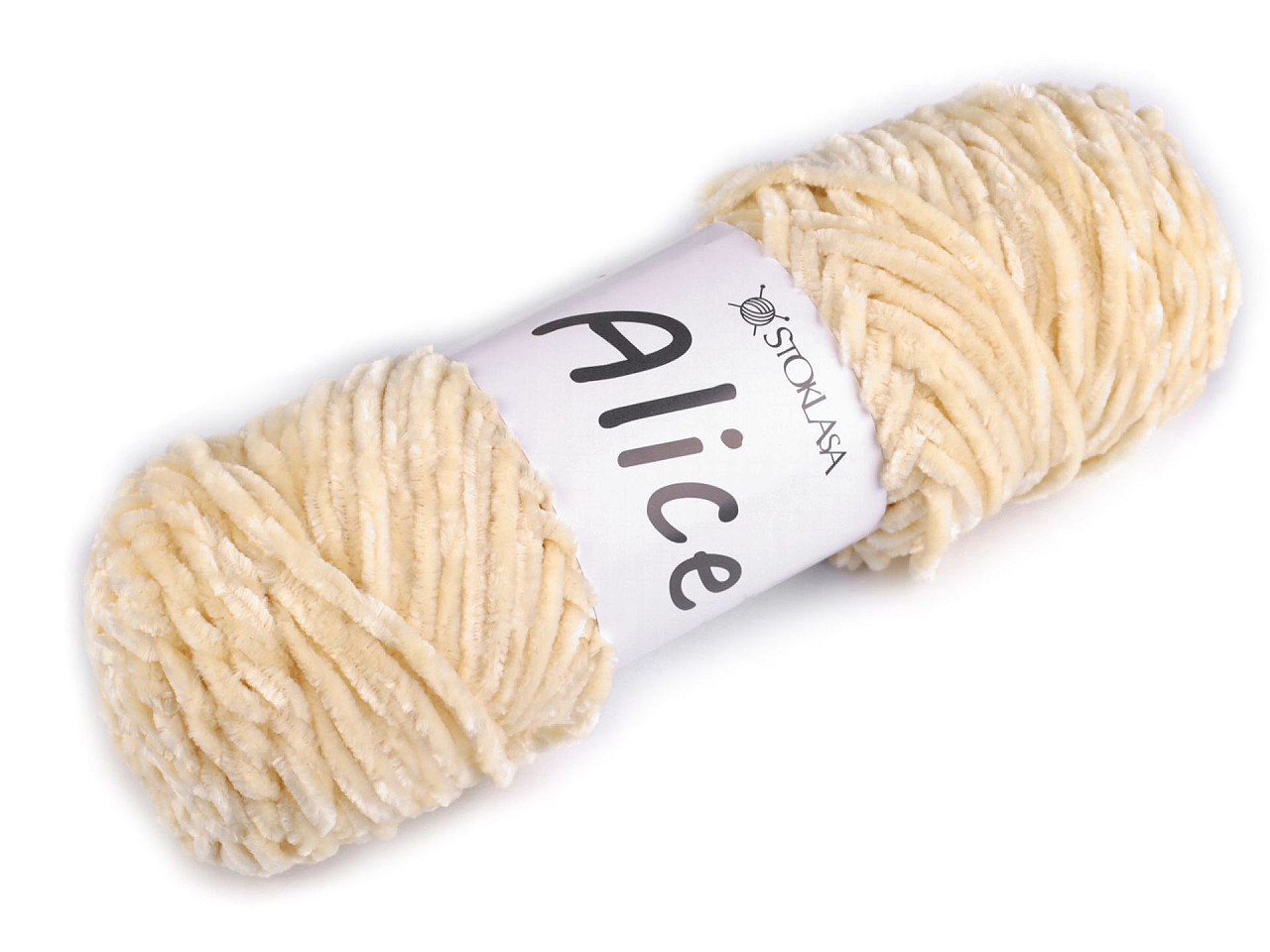 Chenille knitting yarn 100 g alice - Blue light (1 Piece)
