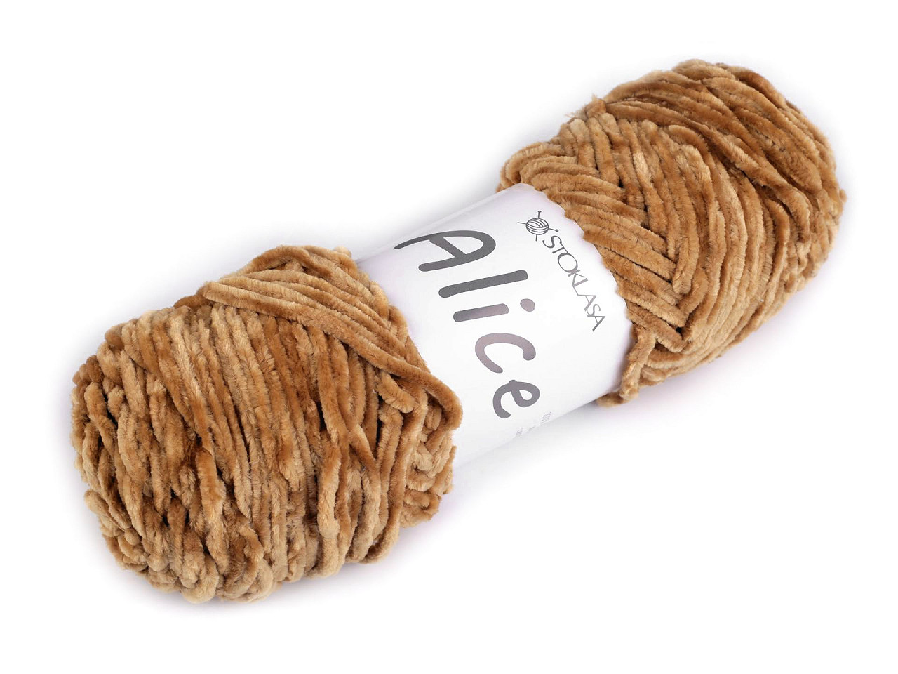 Chenille knitting yarn 100 g alice - Blue light (1 Piece)