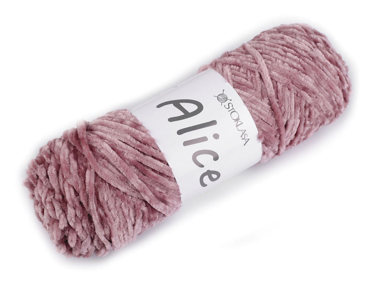 Chenille knitting yarn 100 g alice - Blue light (1 Piece)