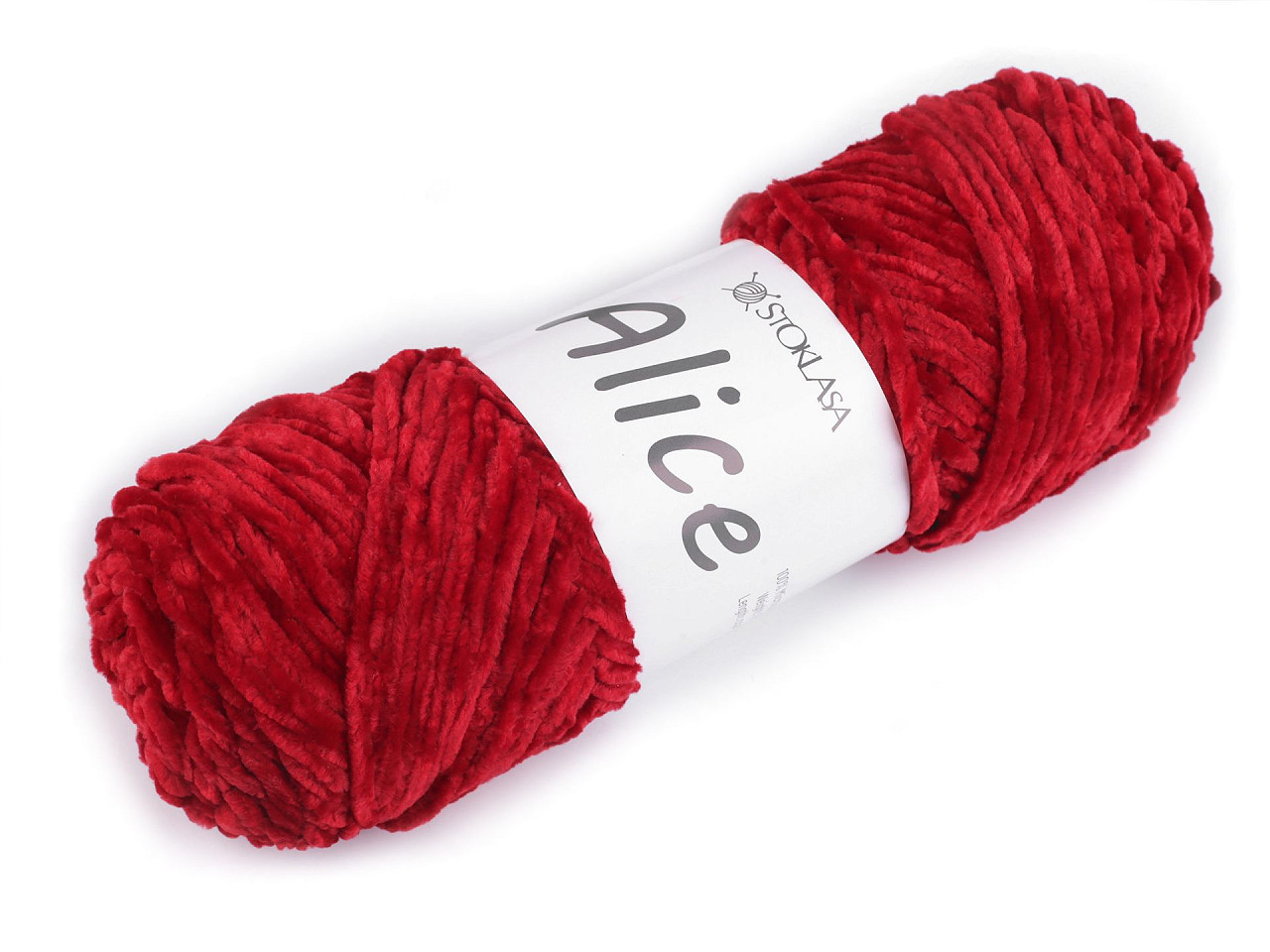 Chenille knitting yarn 100 g alice - Blue light (1 Piece)