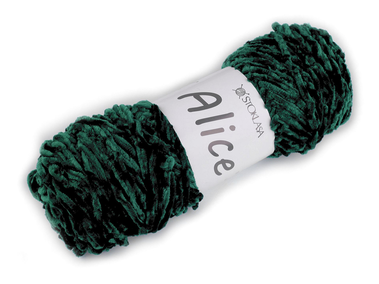 Chenille knitting yarn 100 g alice - Blue light (1 Piece)