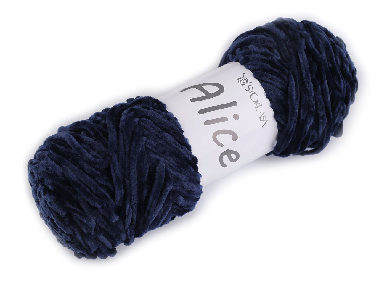 Chenille knitting yarn 100 g alice - Blue light (1 Piece)