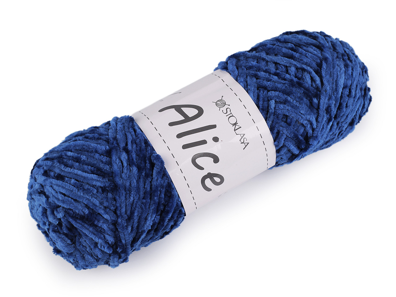 Chenille knitting yarn 100 g alice - Blue light (1 Piece)