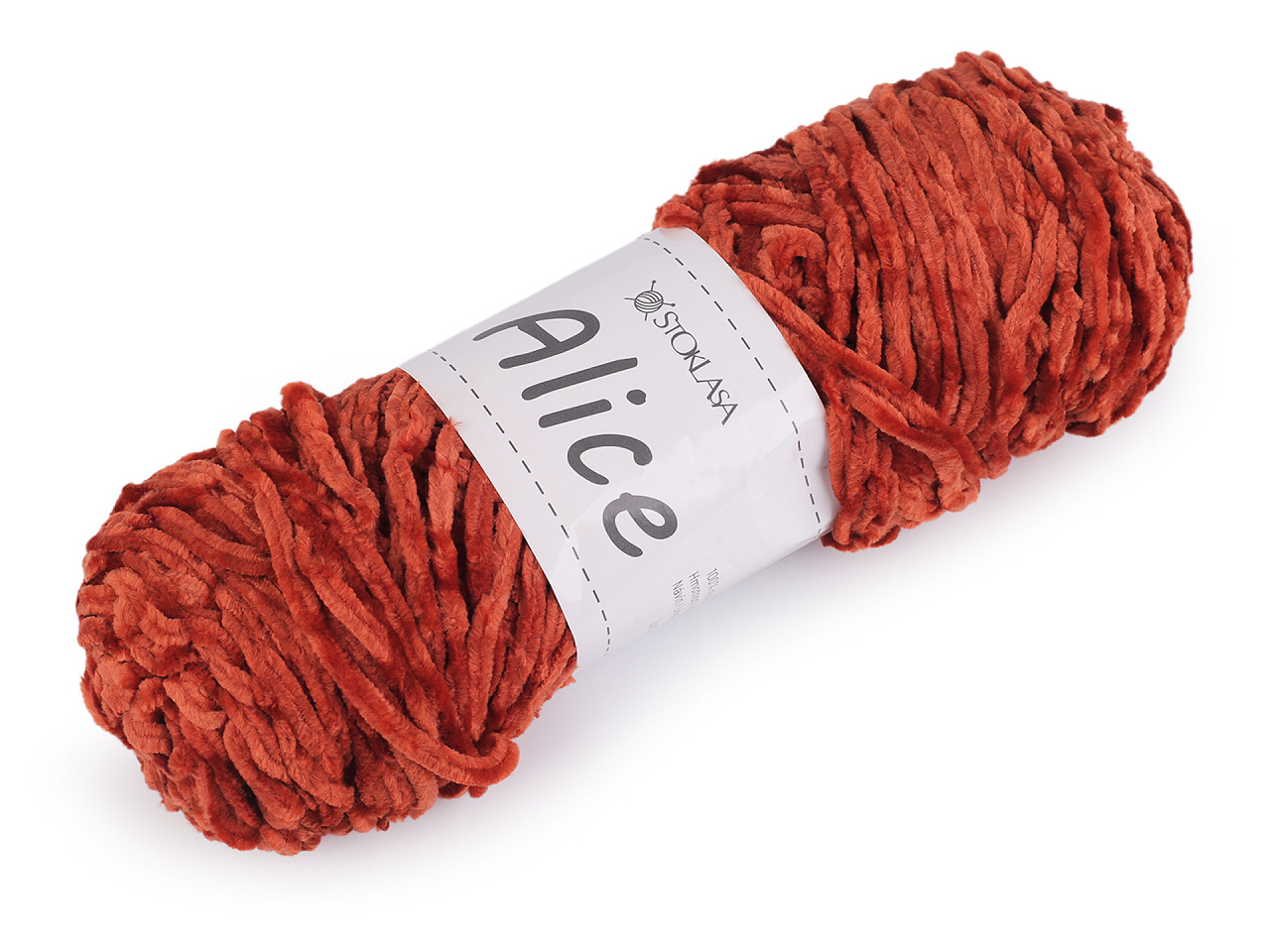 Chenille knitting yarn 100 g alice - Blue light (1 Piece)