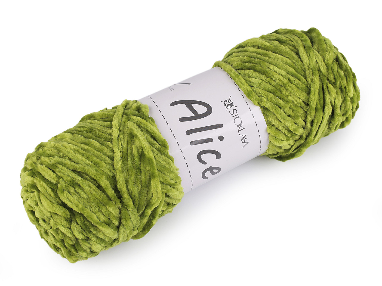 Chenille knitting yarn 100 g alice - Blue light (1 Piece)