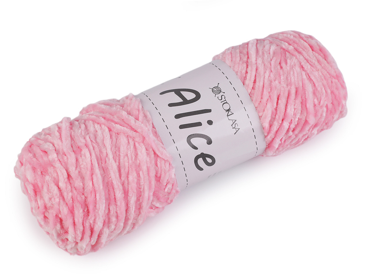 Chenille knitting yarn 100 g alice - Blue light (1 Piece)