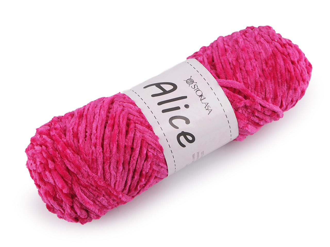 Chenille knitting yarn 100 g alice - Blue light (1 Piece)