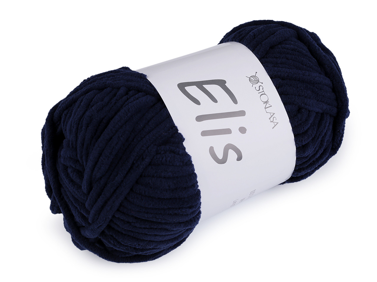 Chenille knitting yarn 100 g elis - White (1 Piece)