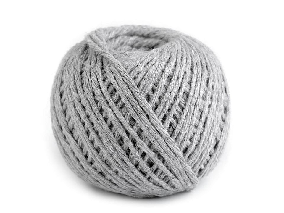 Cotton string / twine macrame ø2 mm - Light brown (12 Pieces)