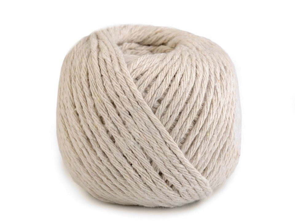 Cotton string / twine macrame ø2 mm - Light brown (12 Pieces)