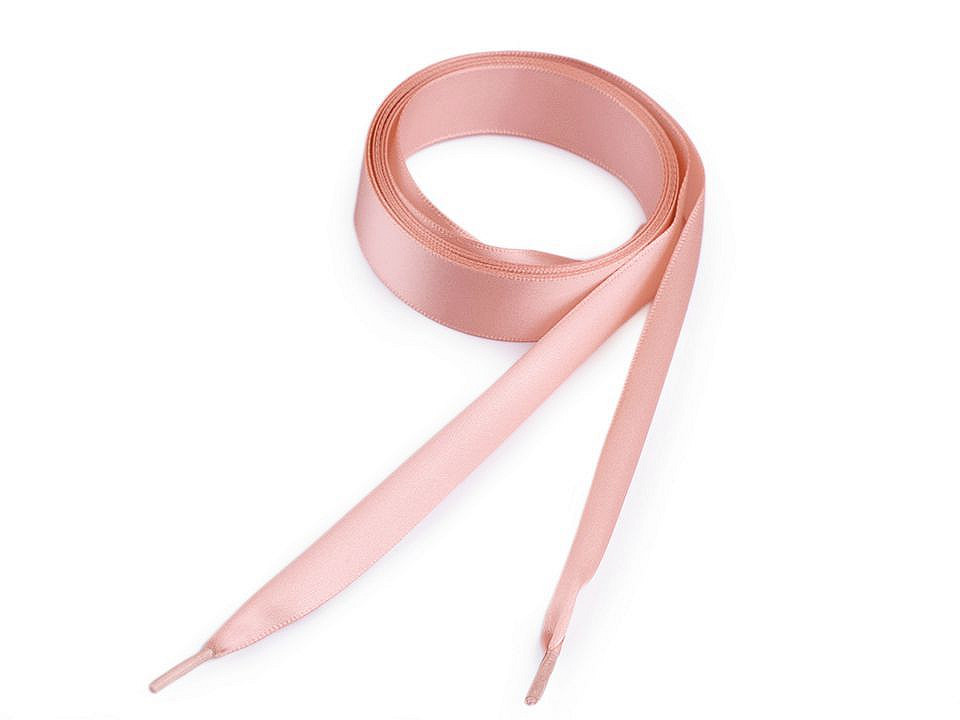 Satin laces length 110 cm - Black (100 Pieces)