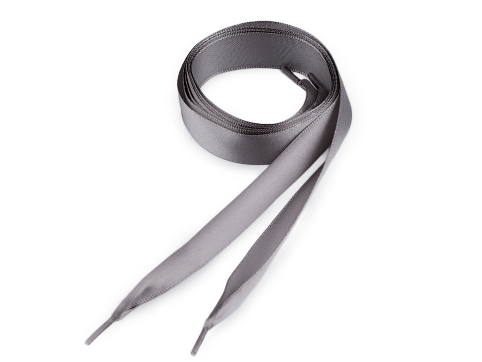 Satin laces length 110 cm - Black (100 Pieces)