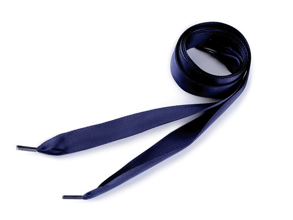 Satin laces length 110 cm - Black (100 Pieces)