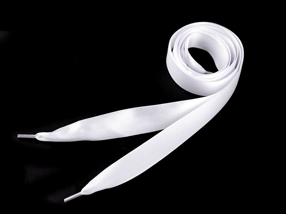 Satin laces length 110 cm - Black (100 Pieces)