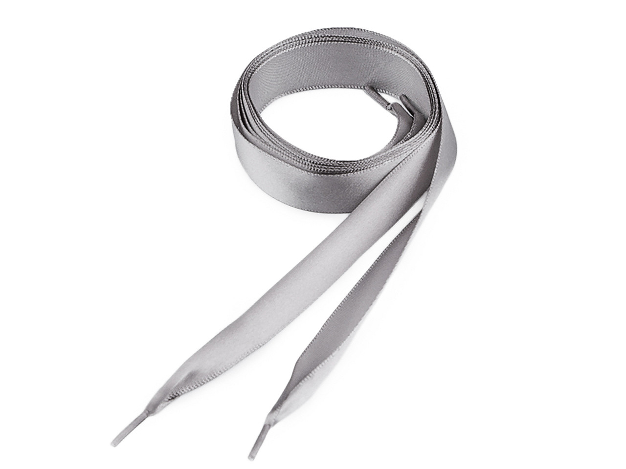 Satin laces length 110 cm - Black (100 Pieces)