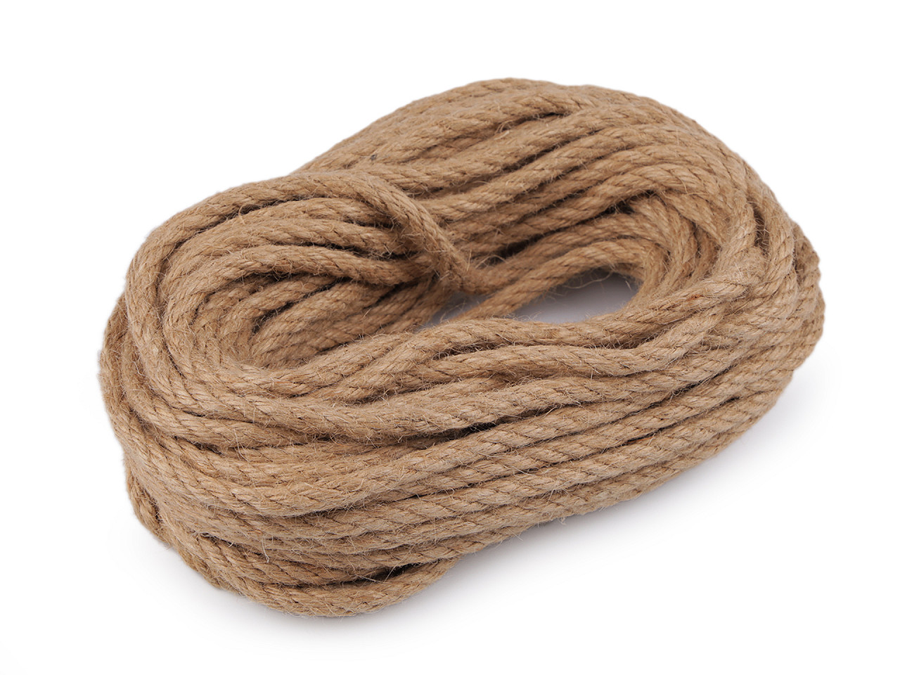 Twisted jute cord ø7 mm - Natural burlap (20 Meters)