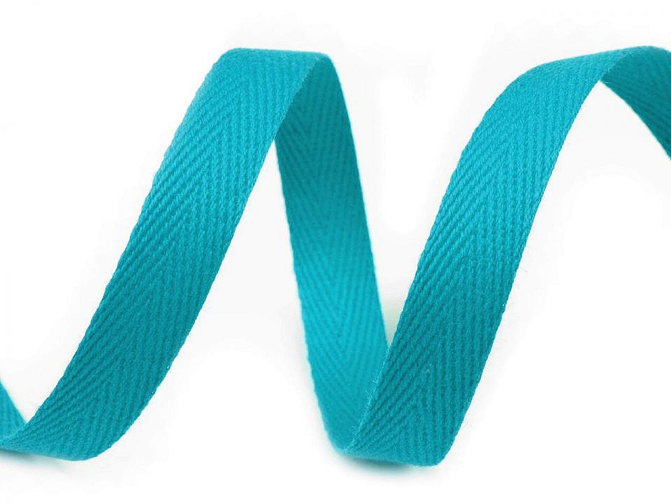 Herringbone twill tape width 10 mm - Lightgrey (50 Meters)