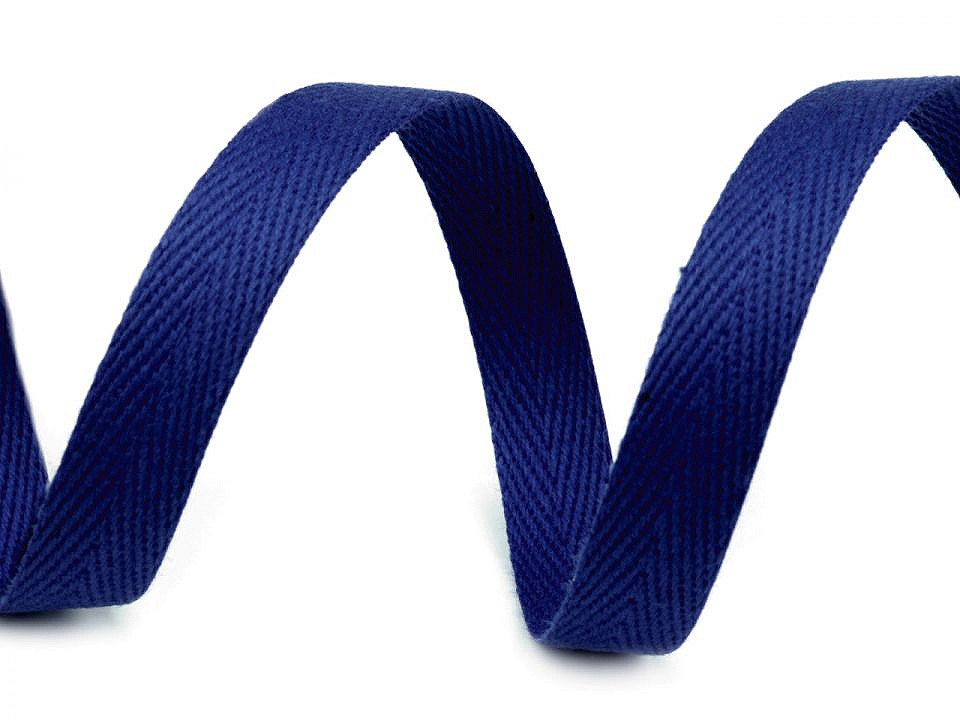 Herringbone twill tape width 10 mm - Lightgrey (50 Meters)