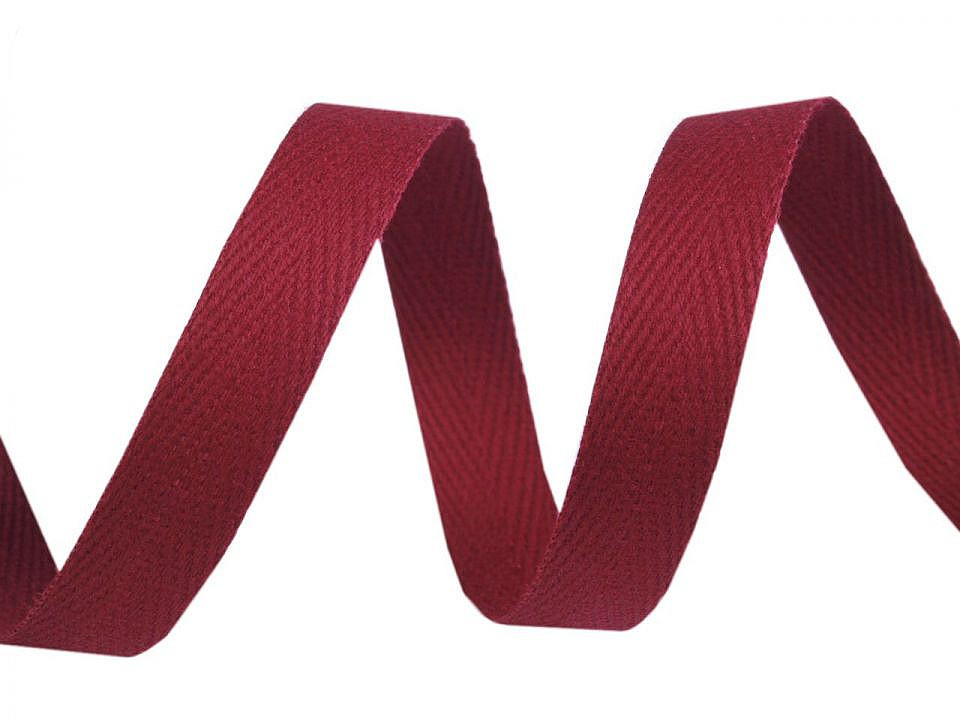 Herringbone twill tape width 10 mm - Lightgrey (50 Meters)