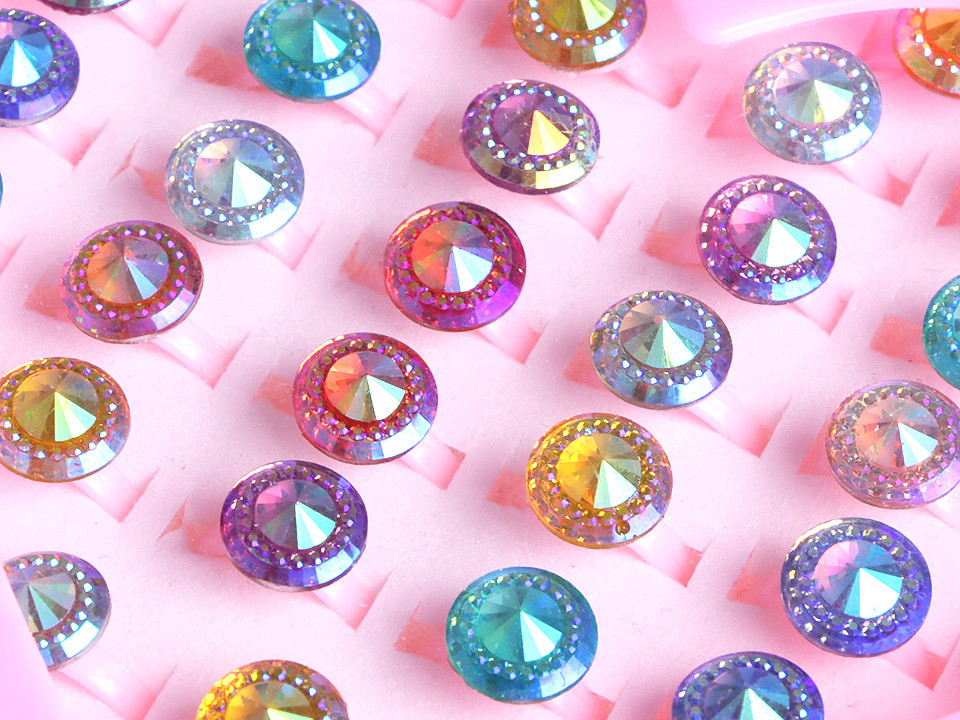Girls rings - assorted mix - Mix (36 Pieces)